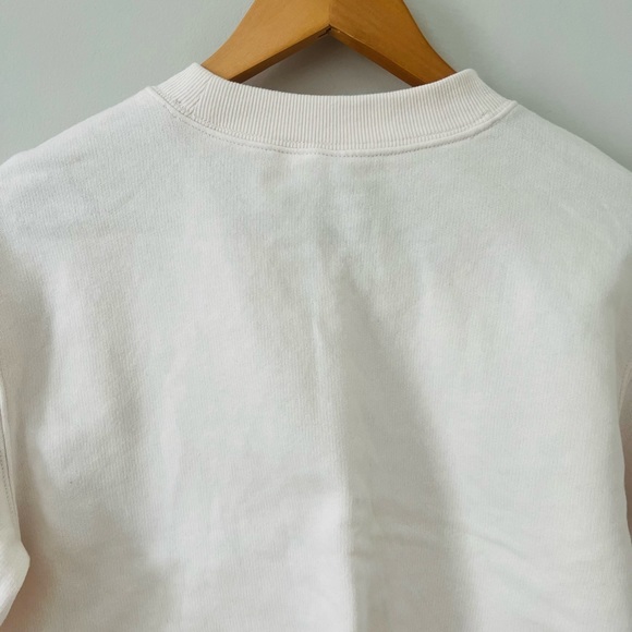 H&M Divided off white cropped sweatshirt size S - Picture 6 of 7